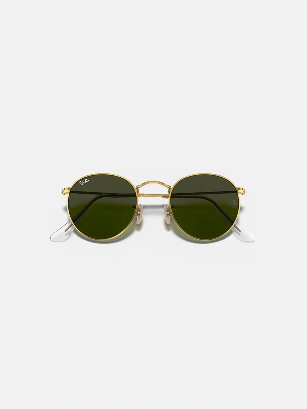 Ray-Ban Round Metal Sunglasses in Gold Trim